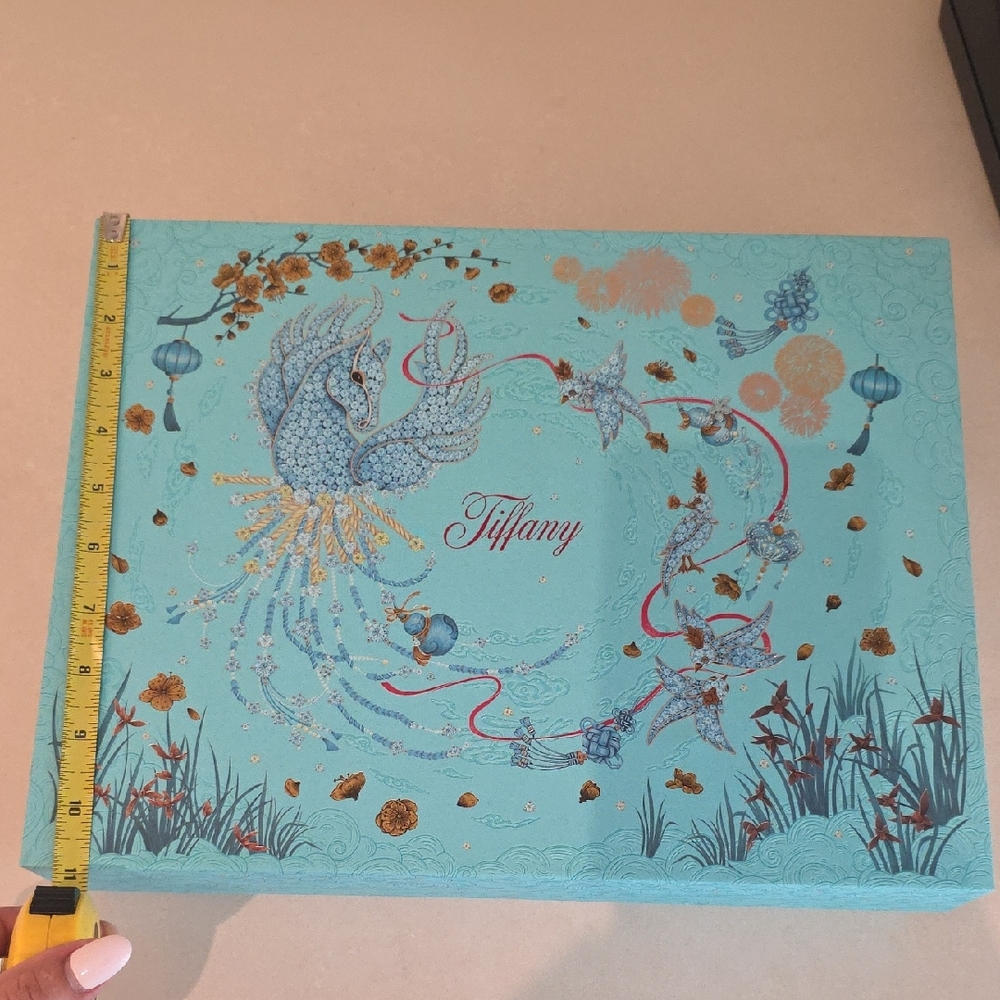 Tiffany & Co. Blue and Gold Decorative Storage Box